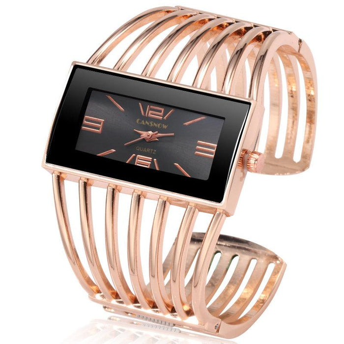 Womens Bangle Bracelet Dress Wristwatch