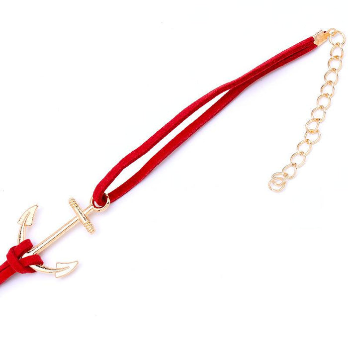 Retro Alloy Handmade Anchor Bracelet