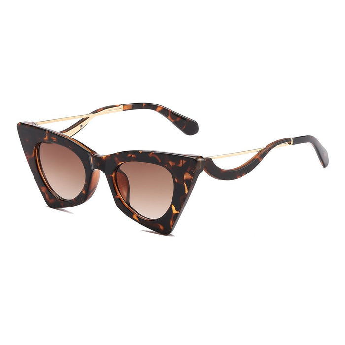 New cat's Eye Sunglasses damp Sunglasses UV protection