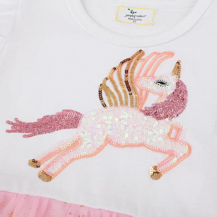 Girls dress short sleeves