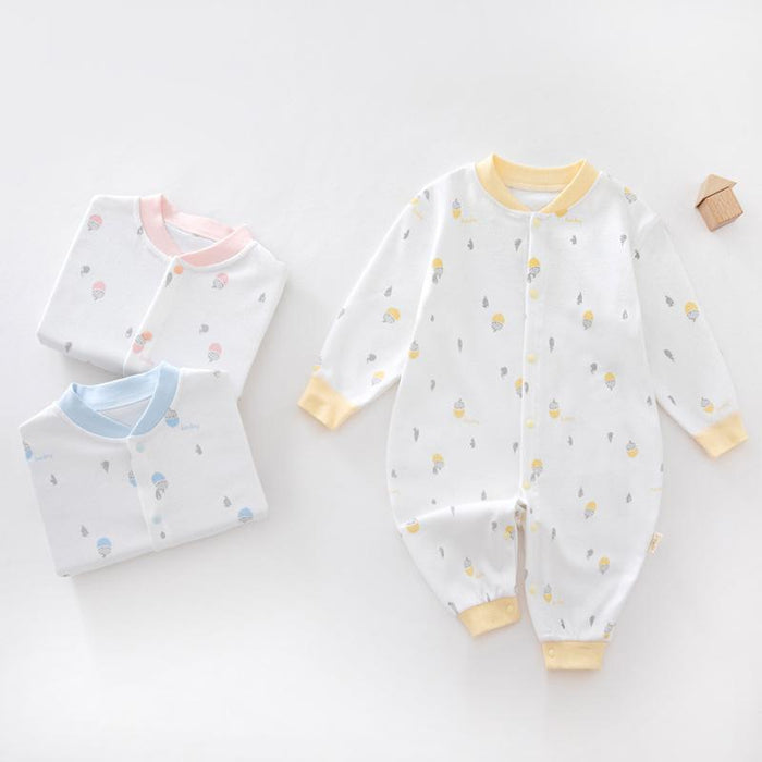 Newborn Clothes Cotton Long Sleeved Romper