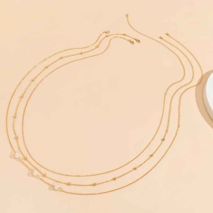 Simple Beaded Woven Sexy Waist Chain Suit