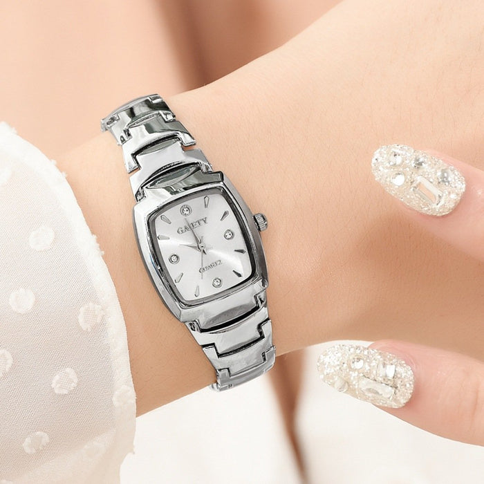 Stainless Steel Fashion Ladies Watches Quartz Elegant Luxury Wristwatch