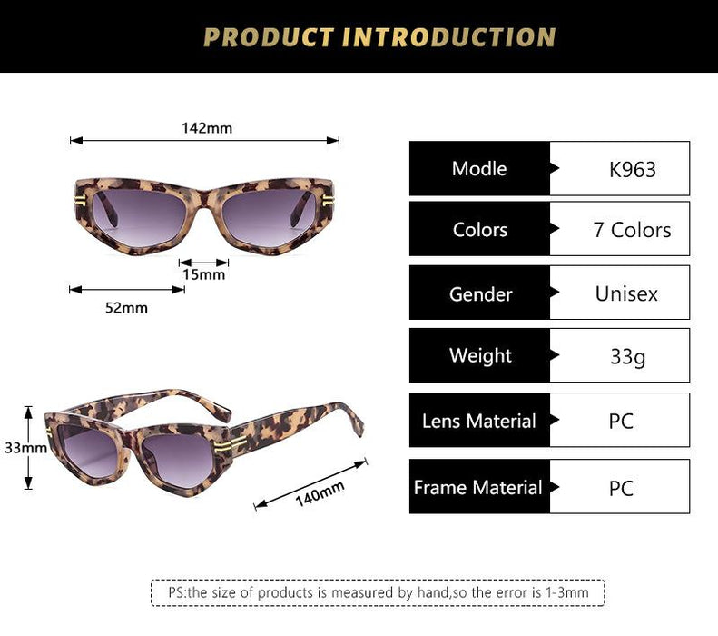 Small frame cat's eye personalized light luxury Sunglasses