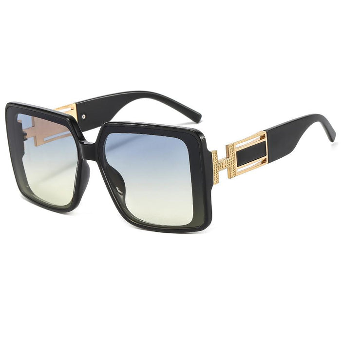 Sunglasses personality men's and women's large frame glasses