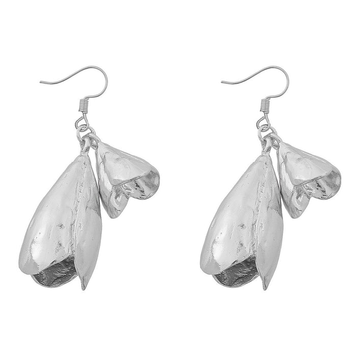 Simple Tulip Retro Flower Earrings Female