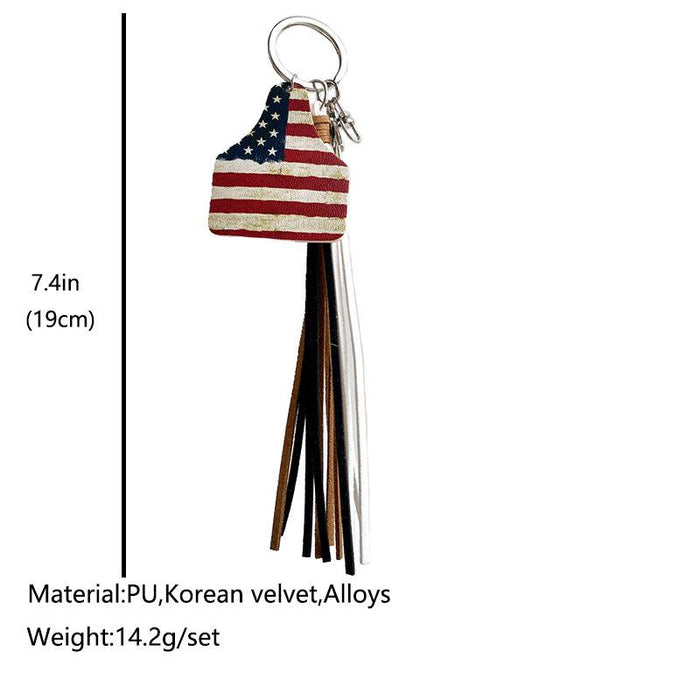 Western Style Key Chain Leather Key Chain National Style Pendant