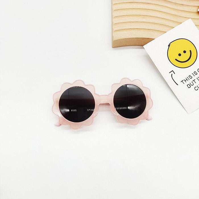 Stylish Lovely Flower Frame UV Resistant Sunglasses