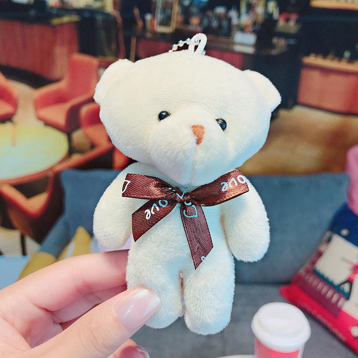 Cute Plush Bear Keychain Doll