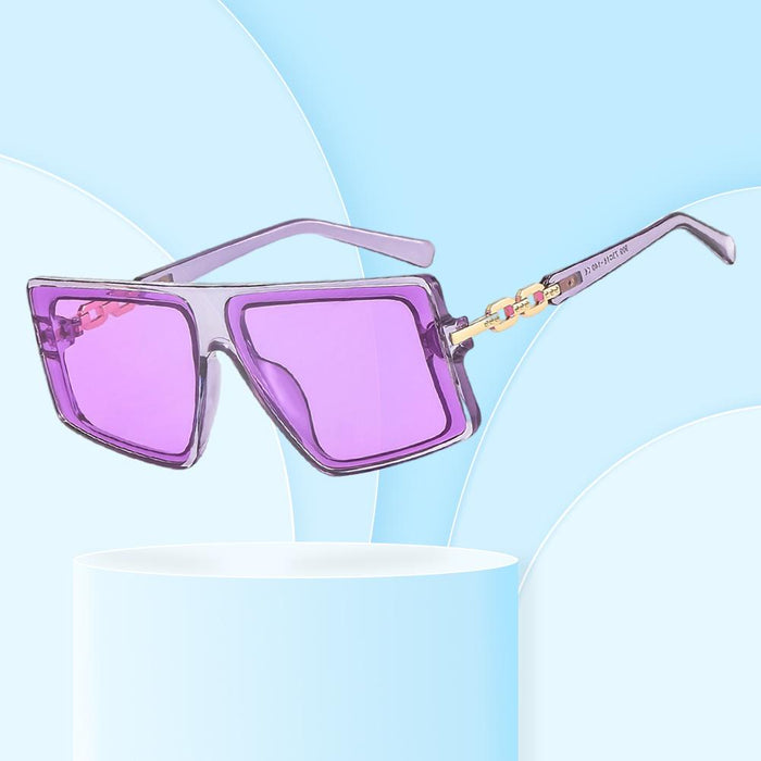 Metal irregular Sunglasses