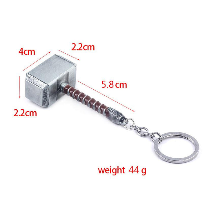 Creative Thor Hammer Bottle Opener Key Chain Metal Pendant
