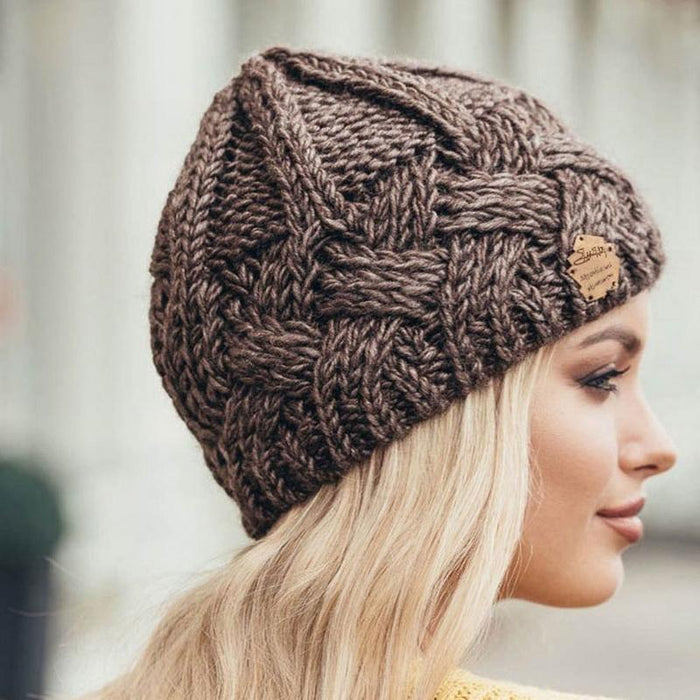 Warm Balaclava Women Knitted Hat