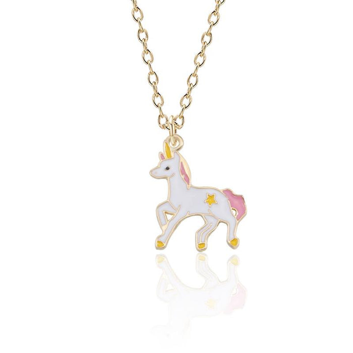 Cartoon Cute Unicorn Necklace