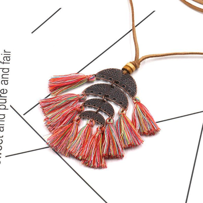 Women's Fashion Alloy Sweater Chain Necklace Jewelry