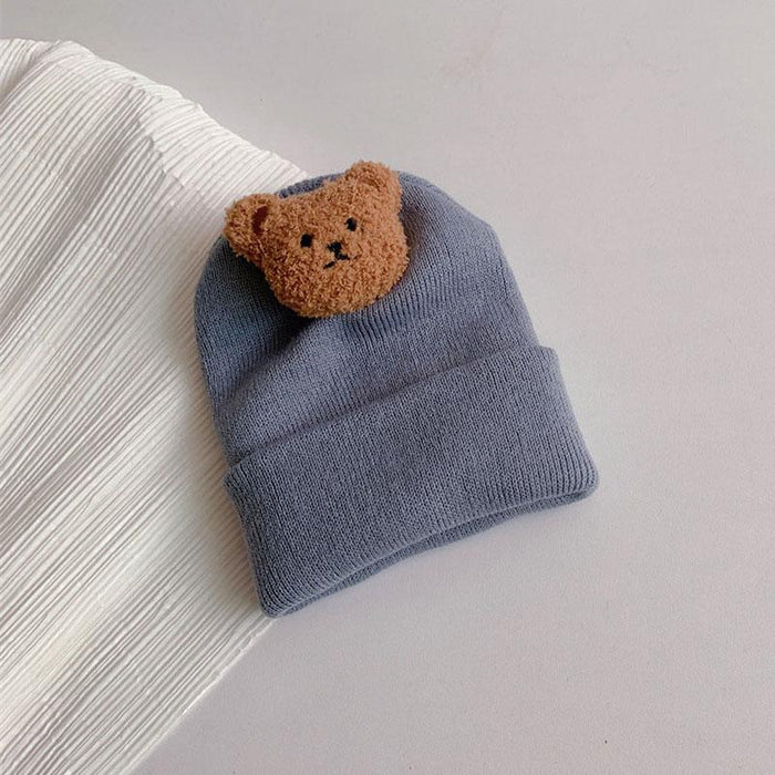 Cartoon Bear Toddler Soft Cute Winter Warm Hat