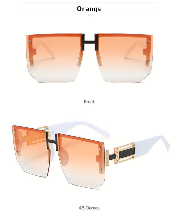 Anti Ultraviolet Large Frame Sunglasses