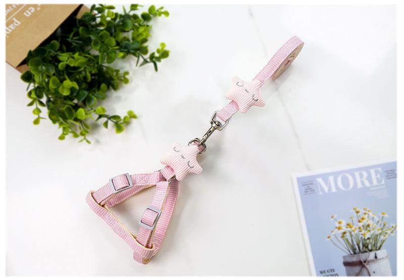 Starfish Small Dog Harness Vest Leash Suit Pet Accessories