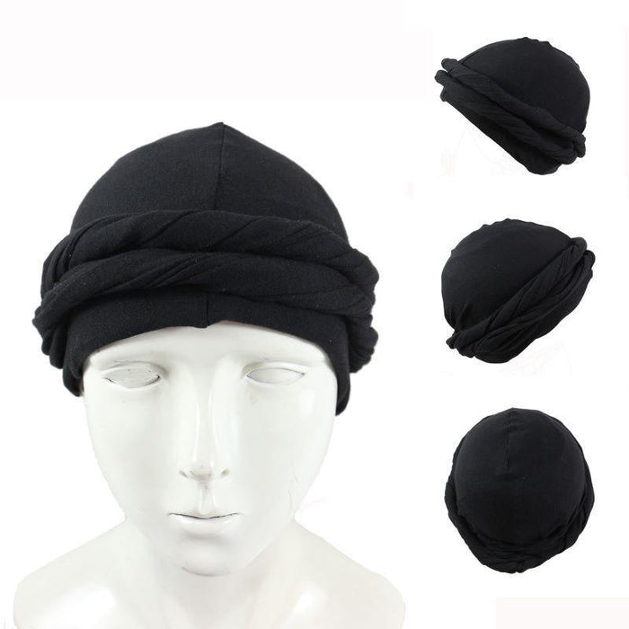 Men's Towel Turban Stretch Cap