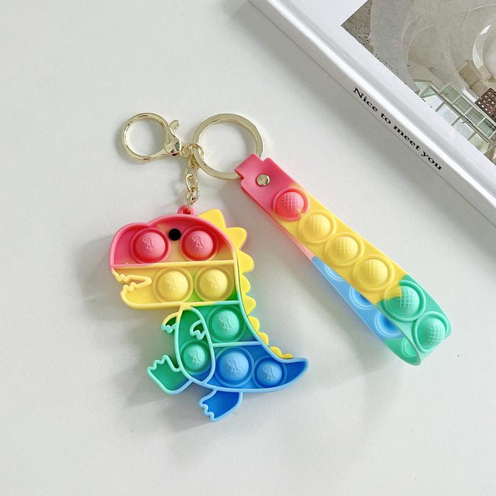 Silicone Waterproof Fruit Decompression Toy Pendant Ornament