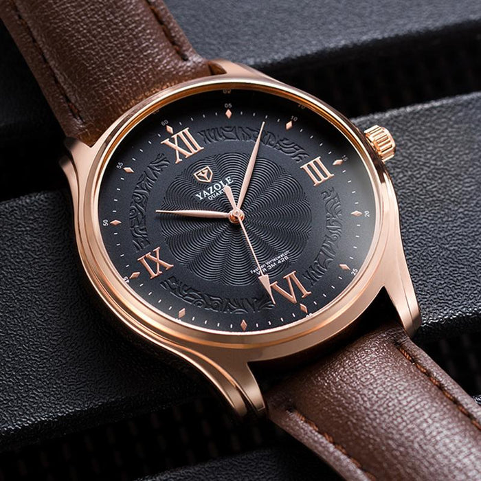 YAZOLE Watches Top Brand Luxury Male Clock Business Unique Gentlemen Designer