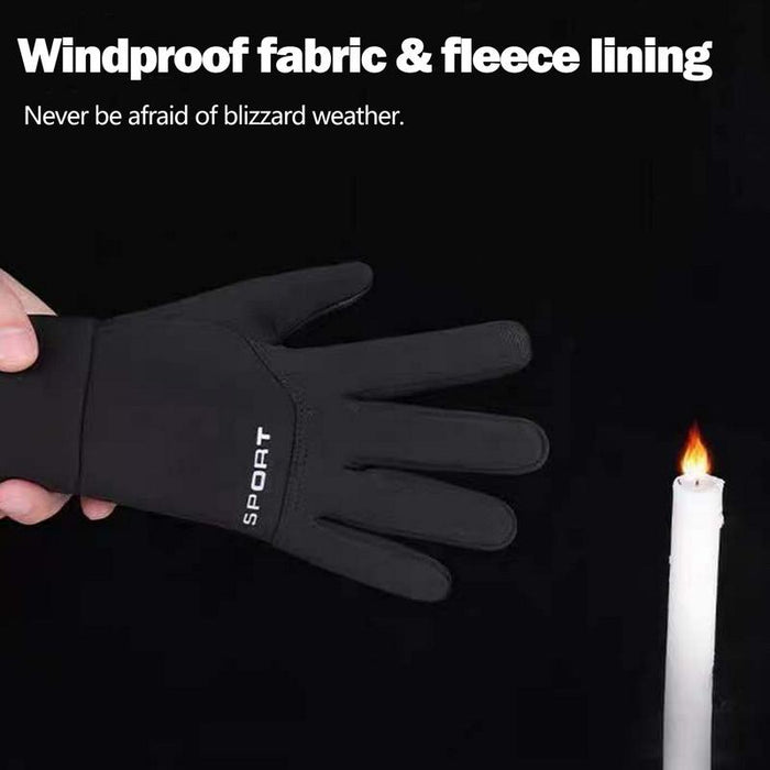 Warm Winter Gloves for Men Touchscreen Waterproof Windproof Gloves
