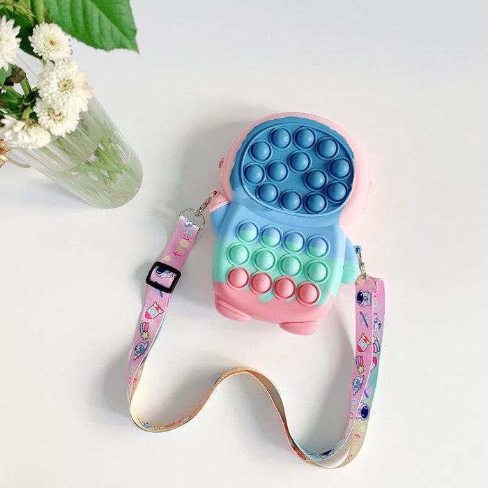 Bow Decompression Color Bag Children's Messenger Bag