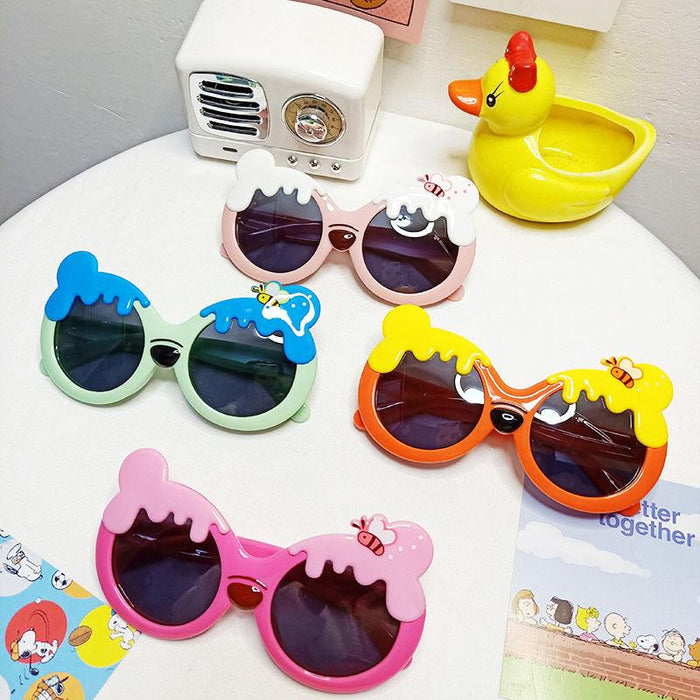 Honey Bee Bear Children‘s Cartoon Polarized Sunglasses