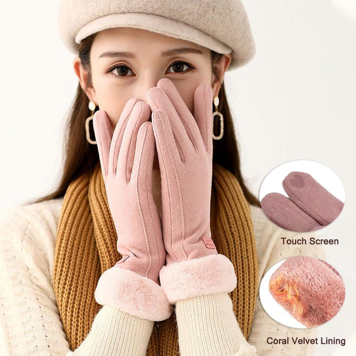 Winter Women Touchscreen Full Finger Gloves