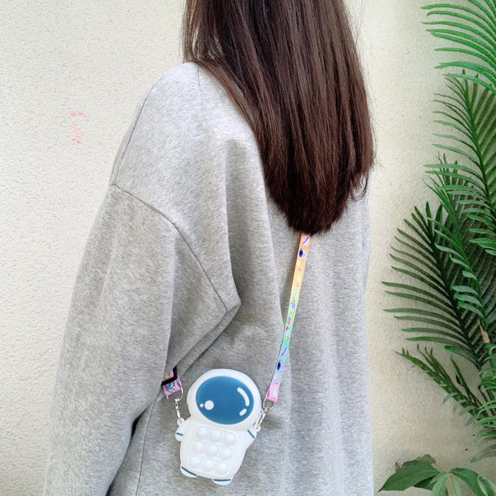 Messenger bag decompression vent toy student bag