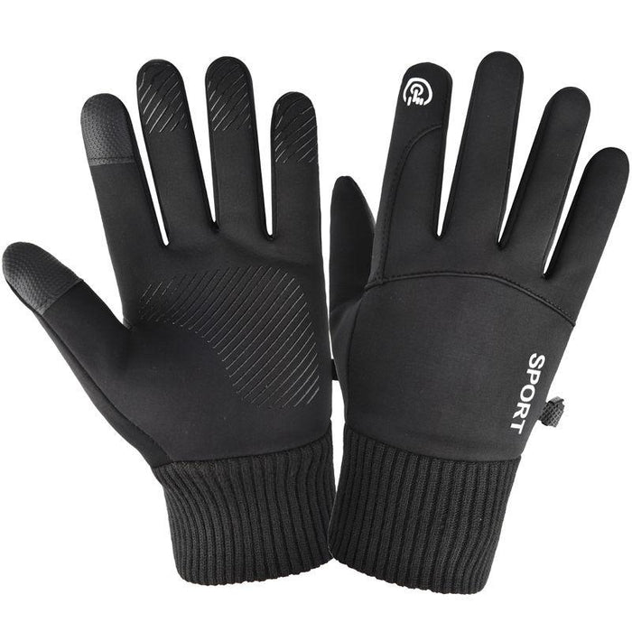 Men Winter Waterproof Cycling Gloves