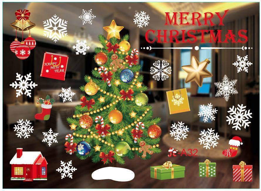 2022 Christmas Window Stickers