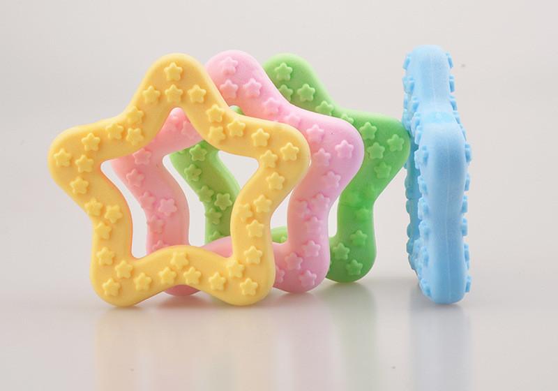 Brand new dog toy teether rubber dog tooth cleaning toy