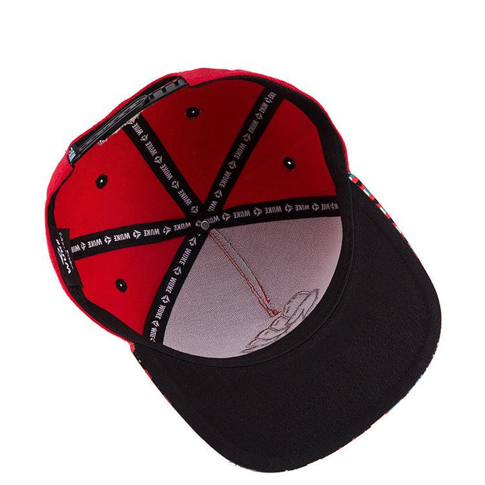 New Fashion Map Embroidered Flat Brim Baseball Cap