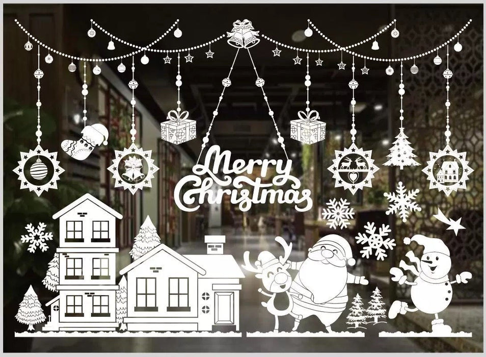 2022 Christmas Window Stickers