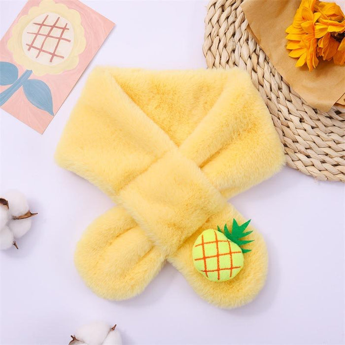 Cartoon Baby Winter Warm Thicken Scarfs