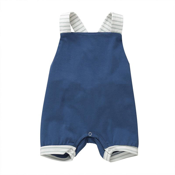 Boys and Girls Newborn Sleeveless Striped Bodysuit