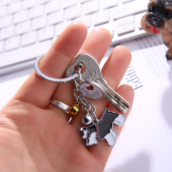 Creative Pet Dog Metal Keychain