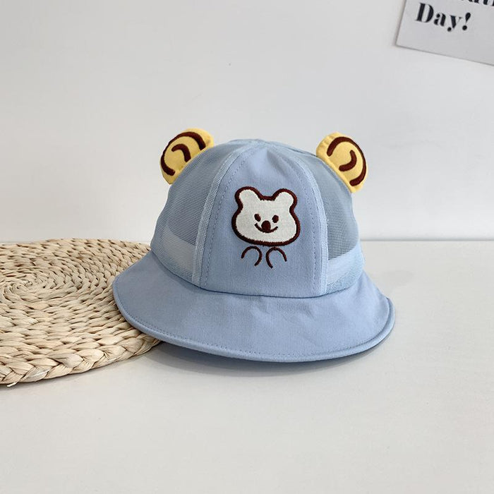 Summer Cute Baby Bear Ears Children's Fisherman Net Hat