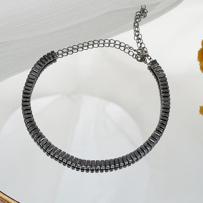 New Fashion Simple Zircon Women's Necklace Accessories