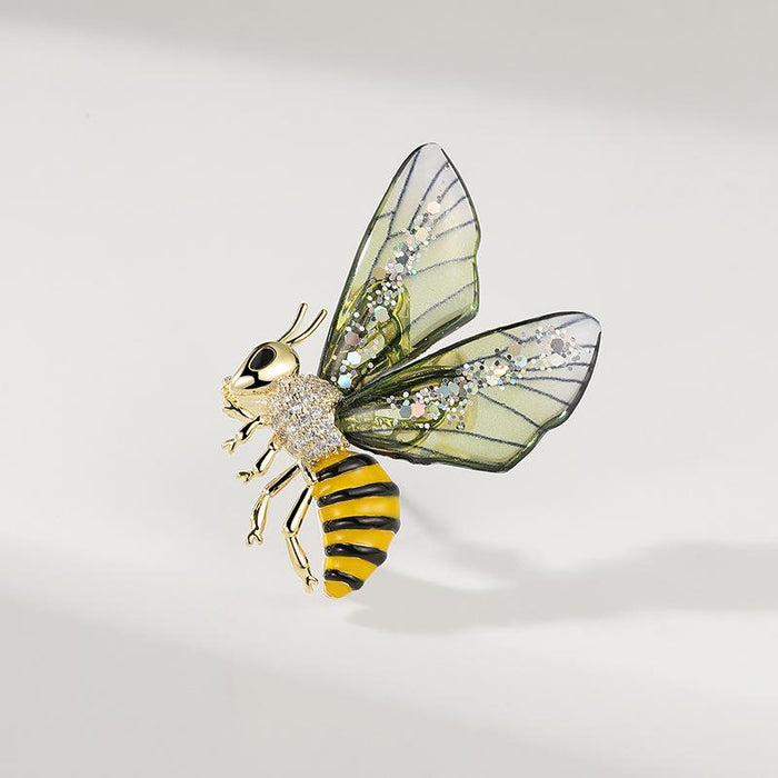 Transparent Wings Dragonfly Brooch Clothing Accessories Butterfly Corsage Bee Pin