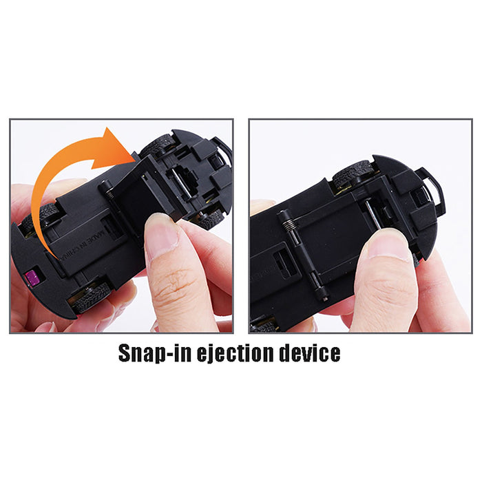 Flip stunt car alloy pull back four-wheel drive racing car