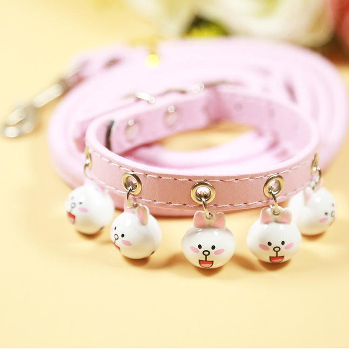 Bells Cartoon Small Dog Collar