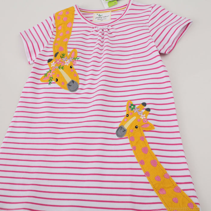 Children's dress short sleeve embroidery