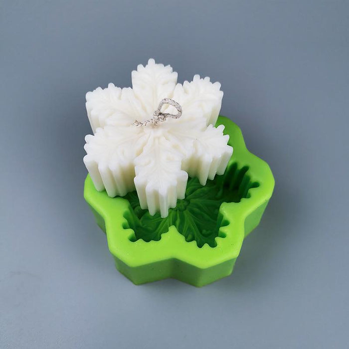 Christmas Snowflake Handmade Soap Epoxy Candle Mold