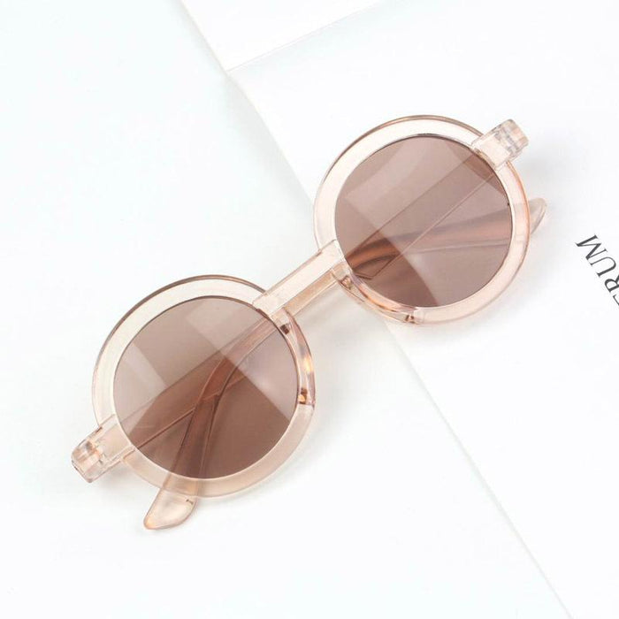 Children's Sunglasses New transparent frame color matching glasses