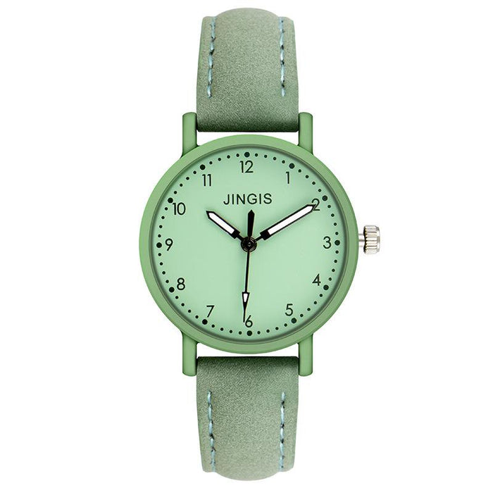 Fashion Women Wristwatch Leather Band Quartz Casual Clock LLZ22204