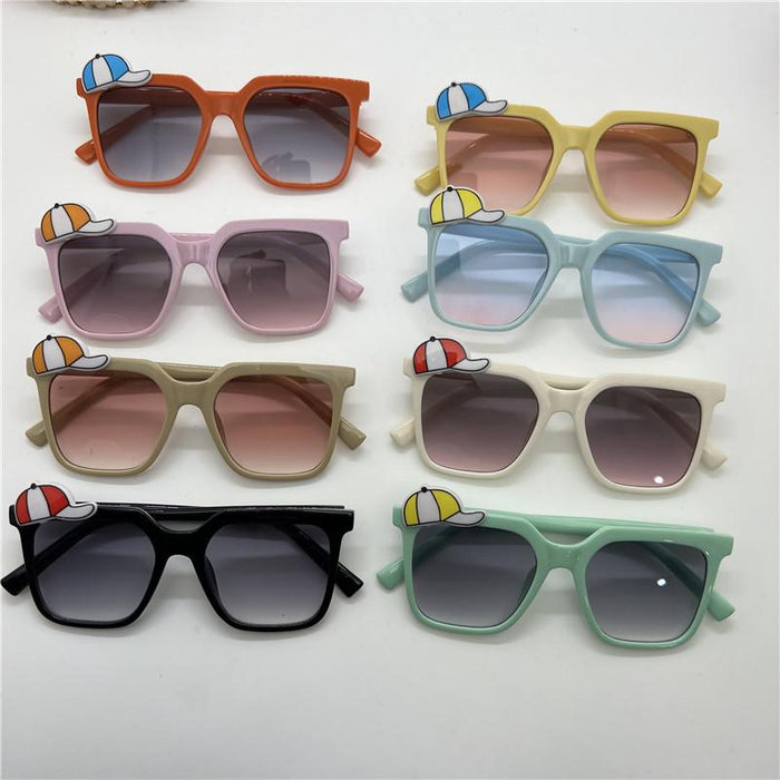 Children's round frame sunglasses UV400 anti ultraviolet
