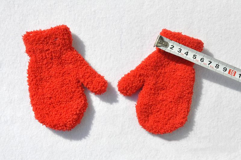 Warm Plush Thick Warm Baby Gloves