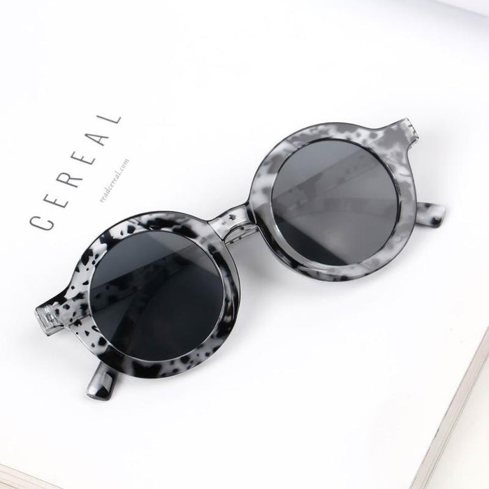 Children's round frame sunglasses and RETRO SUNGLASSES