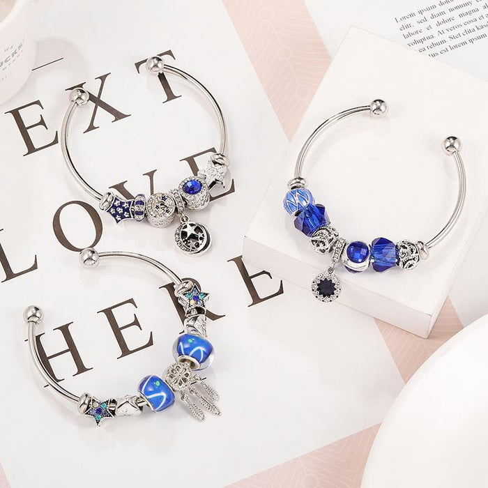 Blue Starry Ocean Dream Catcher Series Bracelet